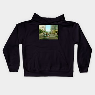 Bute street, Vancouver Canada Kids Hoodie